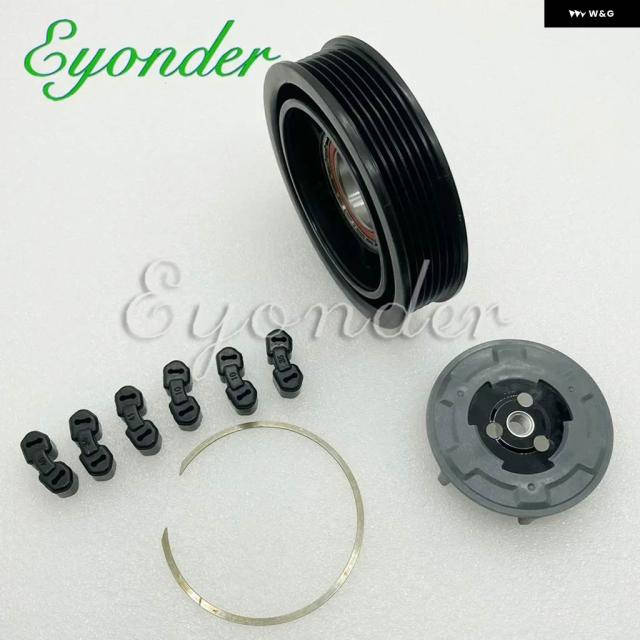 プジョー 3008用AC エアコン プレッサークラッチ プーリー 5SEL12Cパートナー シトロエン ベルリンゴ ボックス 9802875780 9801784380 447150-5200