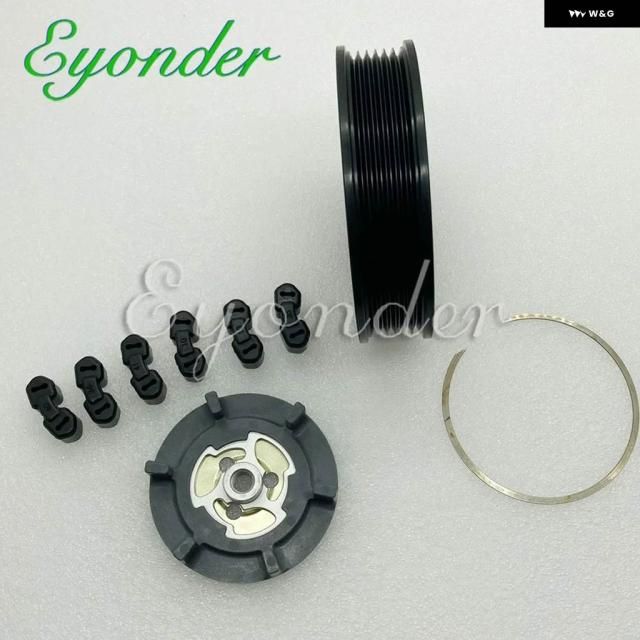 シトロエン C4 I II ベルリンゴDS4 DS5 プジョー 308 SW CC パートナーRCZ 508 SW 9676443980 447150-3941用AC エアコン コンプレッサークラッチ プーリー
