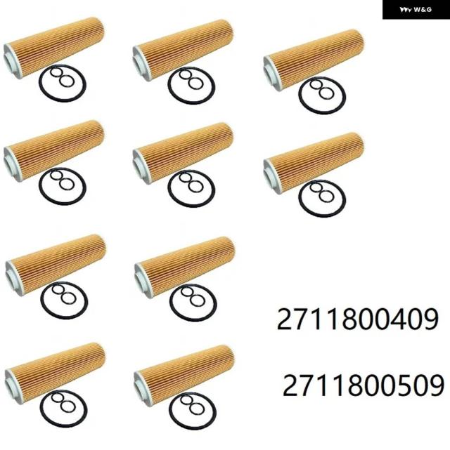 メルセデス ベンツ C クラス オイル フィルター 10PCS 2711800309 2711800409 2711800509 W204 S204 E クラス W212 A207 C207 S212 SLK R172