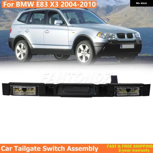 51133403611 BMW E83 X3 2004-2010 車用 テールゲートスイッチ アセンブリ ツーリング トランク トランク リッド リアハンドルとキー ボタン 付き