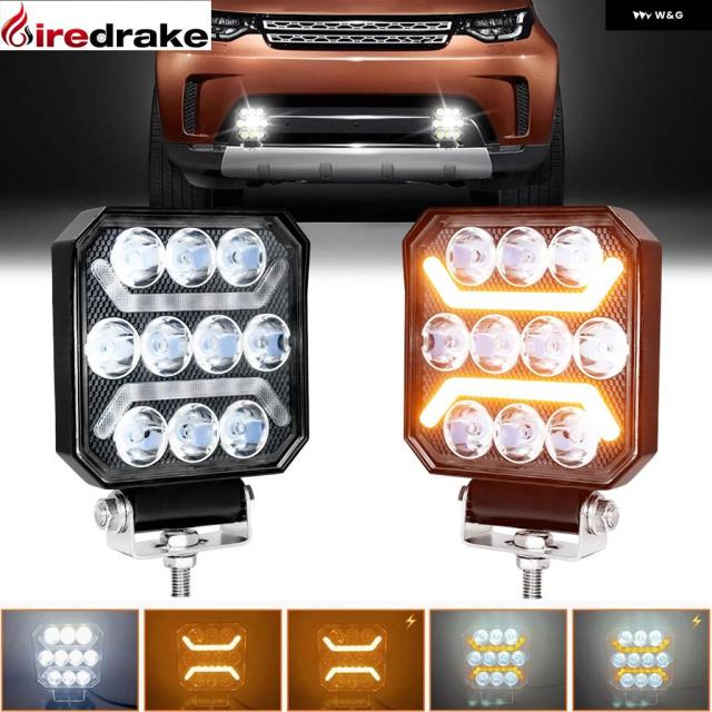 LED細工物ともし火 4in エンジェルアイズ スーパーワークライト 160W 16000LM オフロード フォグライト 貨物自動車 SUV小舟御勤め灯 6000K 30V