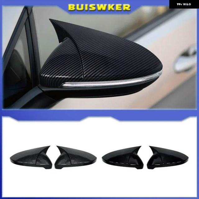 VW ゴルフ MK6 MK7 7.5 GTI R GTD ベース 2009-2020 ミラー キャップカーアクセサリー用リアビューサイドミラー カバー