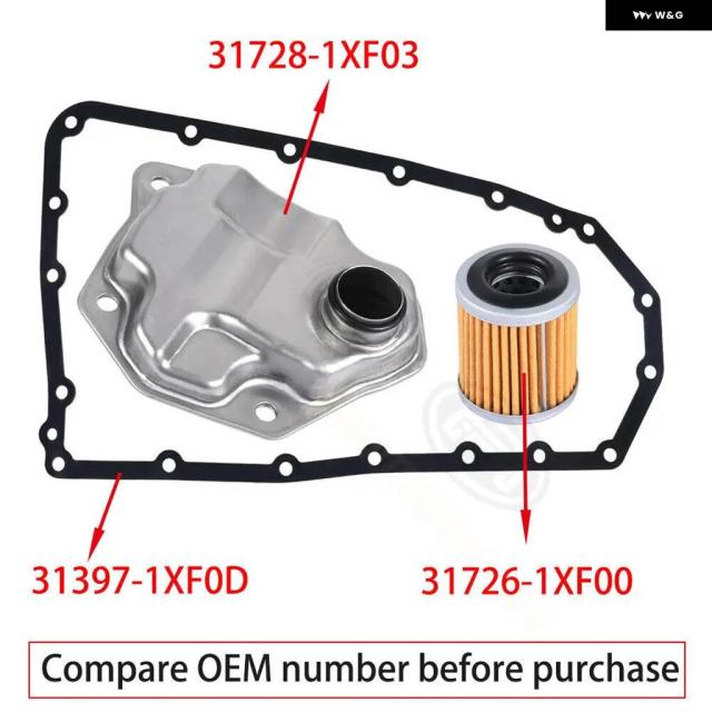 日産 三菱 ダッジ ジープ ローグローグエクストレイルアルティマセントラ31728-1XZ0D用トランス ミッション オイルストレーナー フィルター オイルパンガスケット