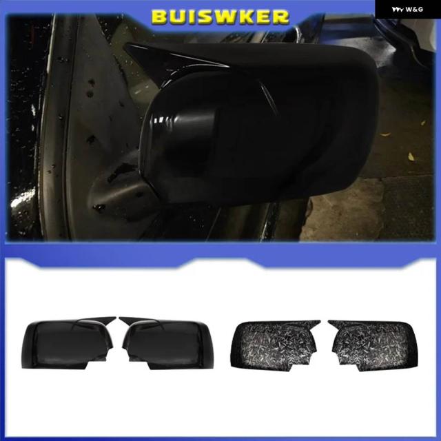 2枚分Mルックミラー カバー BMW X5 E53 1999-2006 ブラックバックミラー カバー キャップ