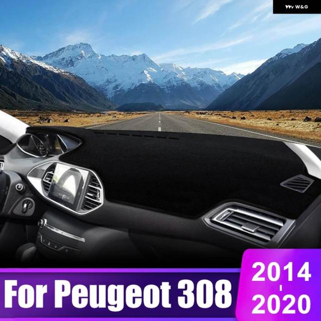 プジョー 308308SW308GTI T9 2014年モデル - 20 車用 ダッシュボード サンシェード カバー マット滑り止め パッド アクセサリー