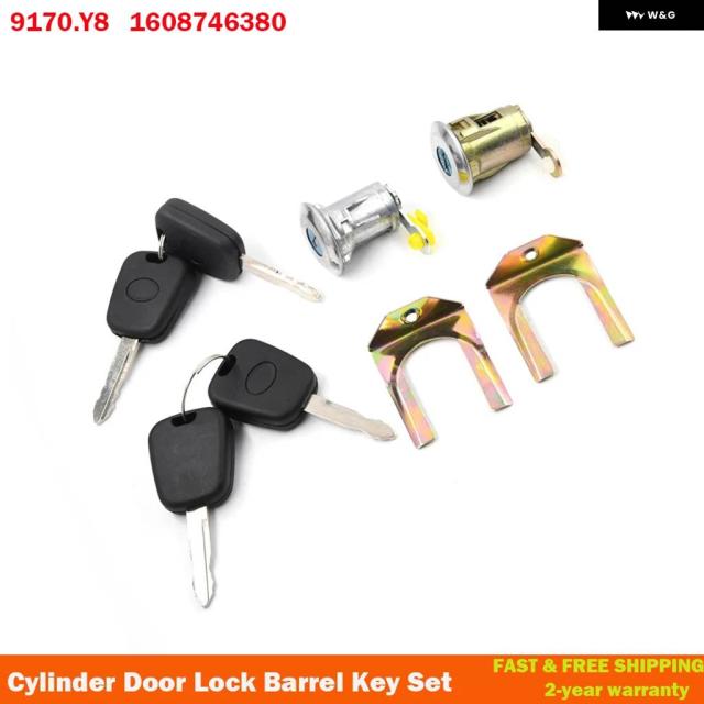 プジョー 107 シトロエン C1 トヨタ AYGO 05-14 シリンダー 車用 シリンダー ドアロックバレルキーセット 9135S2 9136.T0 9170.Y8 1608746380