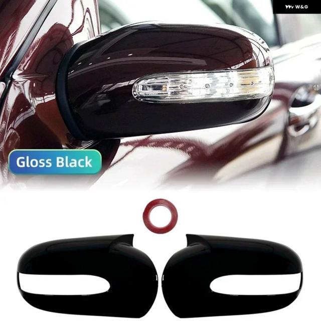 メルセデス ベンツ EC クラス W211 W203 2001-2007 リアビューサイドミラー カバー ウイング ミラー キャップ トリム_6
