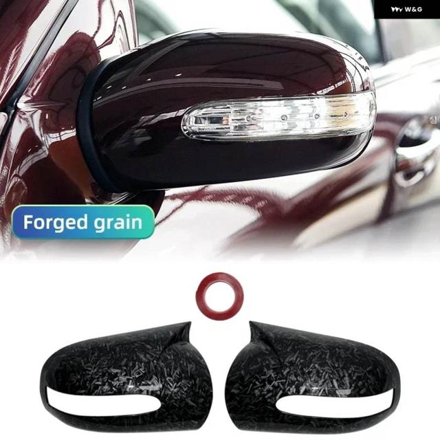メルセデス ベンツ EC クラス W211 W203 2001-2007 リアビューサイドミラー カバー ウイング ミラー キャップ トリム_8