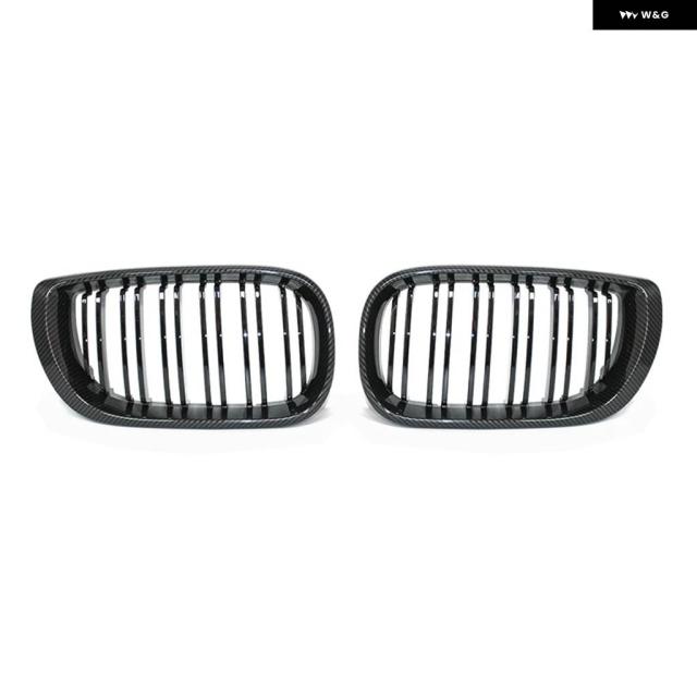 BMW 3シリーズ用E46 グリル フロントキドニー グリル 2002-2005年モデルE46 4ドア320I325I325XI330I330XIダブルスラットブラック グリル_8