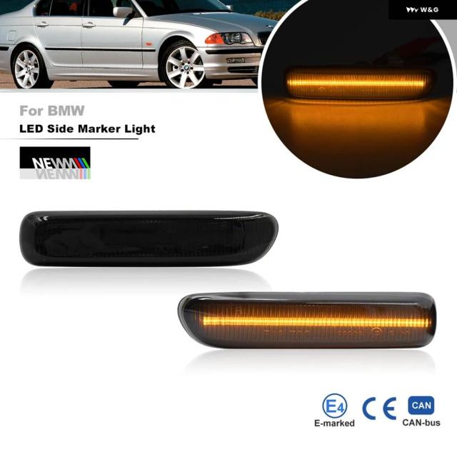 BMW E46 3シリーズ用スモークLED ウインカーランプ 1998-2006 316I 328I 320I 325I 330I M3 318D 320D 330D 316TI 328TI 325TI