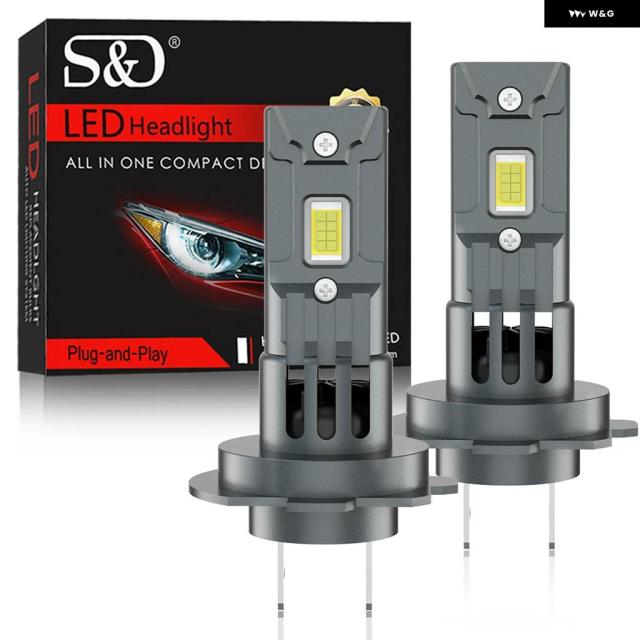 30000LM H7 LED ヘッドライト バルブ ミニキット 300W CSP 車用 ヘッドランプ オートダイオードランプ CANBUS H7 ターボ LED ライト 6000K ホワイト 12V