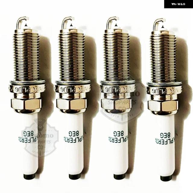 4PCS 06K905601B PLFER7A8EG プラチナ スパークプラグ アウディ A3 A4 A5 A6 Q7 Q8 クワトロ VW パサット ゴルフ ジェッタ シュコダ L4 94833