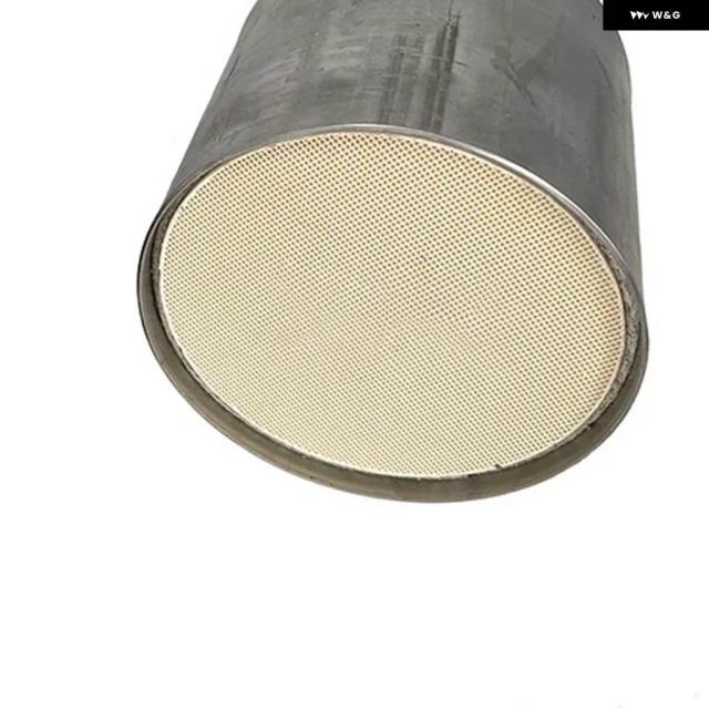汎用 カタリティックコンバーテ ユーロ1 400 CPSI ハイフロー 101/114/120/127*100MM スポーツカタリスト スリーウェイラウンドセラミック基板_2