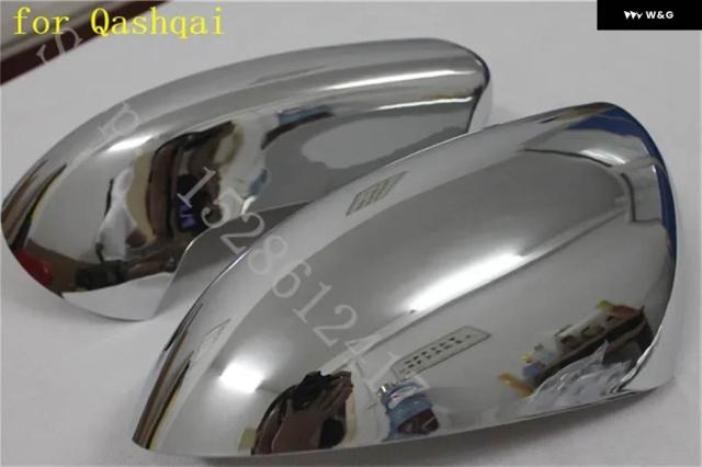 日産 QASHQAI/ 2/DUALIS J10 2007年2008年2009年2013年モデル用 ABSリアビューミラー カバー トリム /リアビューミラー 装飾