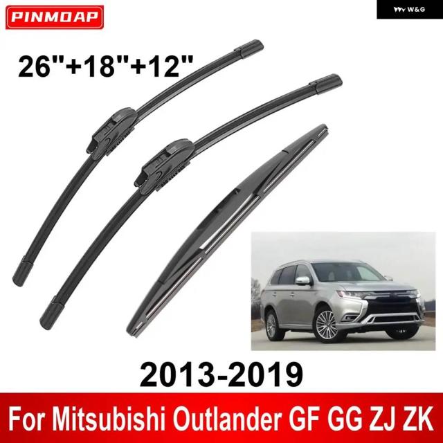 3平和条約車用 ワイパ TRIPS TRIPS OUTLANDER GF GG ZJ ZK 2013-2019 向こう正面後押し ワイパ 金モール 毛はらい 四輪車付属品 2013 2014