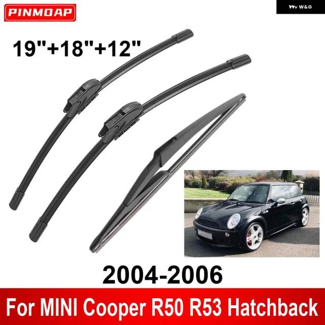 ミニクーパーR50 R53 ハッチうしろ側 3平和条約車用 ワイパ 2004-2006 向こう正面後押し ワイパ ブレードブラシ 四輪車付属品 2004 2005 2006