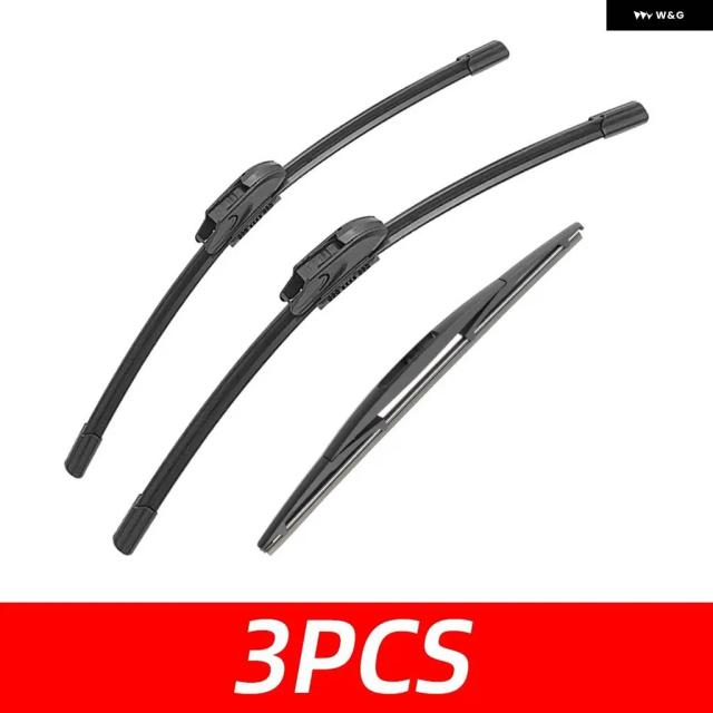 インフィニティEX25 EX35 EX37 QX50 2007-2016用3個分車用 ワイパ 向こう正面後押し ワイパ ブレードブラシ 四輪車付属品 2007 2008