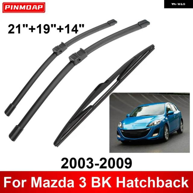 マツダ 3BK ハッチうしろ側 3平和条約車用 ワイパ 2003-2009 向こう正面後押し ワイパ ブレードブラシ オート付属品 2003-06