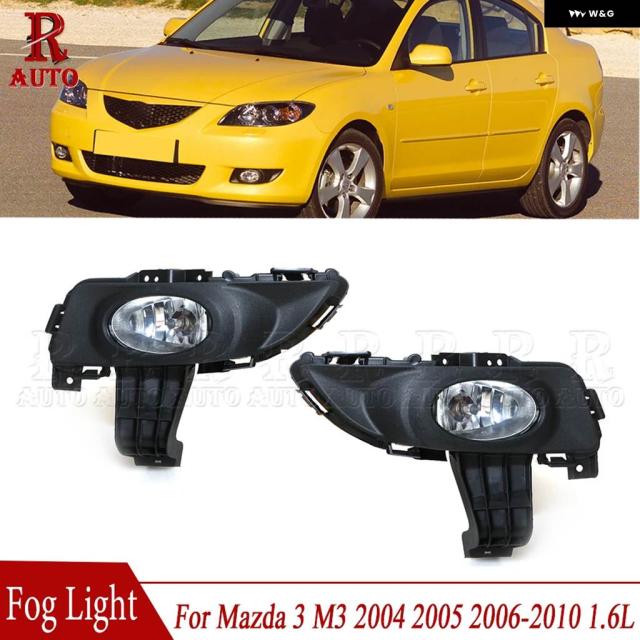 フロント バンパー フォグランプ スタイリング マツダ 3 M3 BK 2004 - 10 1.6L BS1C-51-680 バルブ 付き