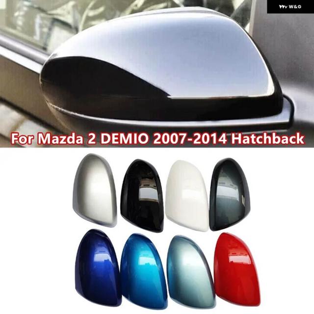 左ハンドル 席 右 助手席側 カバー ミラー フレーム トリム マツダ 2 デミオ ハッチバック 2007 - 14