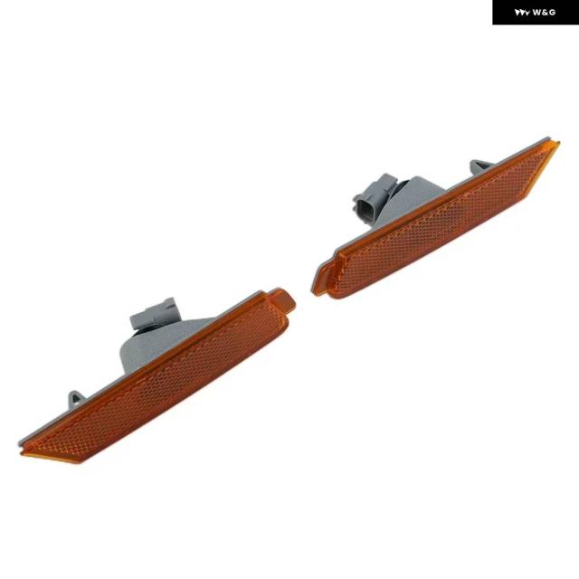 シボレー CA MARO用2010-2015年型 アンバー 色 フロントサイドマーカー信号 パーキング ライトランプ2個GM2551197 GM2550197 92246244 92246245
