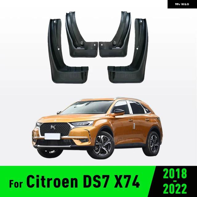 シトロエン DS7 X74 DS 7 2018年モデル用カー マッドガード - 22台 マッドガード フェンダーマッド フラップ アクセサリー