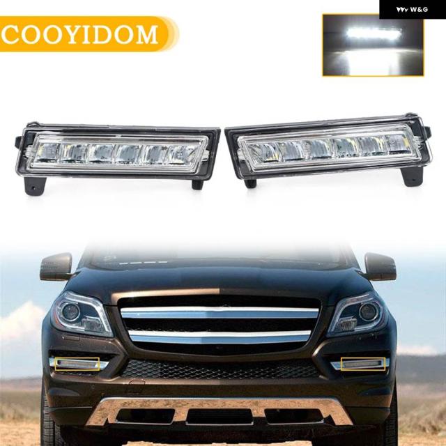 メルセデス ベンツ W164 X164 X204 ML350 ML450 GL450 GLK350 2010 2011 2012 フロントLED デイタイム ランニングライト 1649060151 1649060251