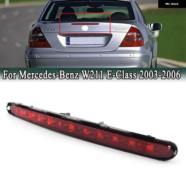 メルセデス ベンツ E クラス W211 2003-2006年型 LEDリア高位置ブレーキランプ第3テールブレーキランプストップ信号ランプA2118201556