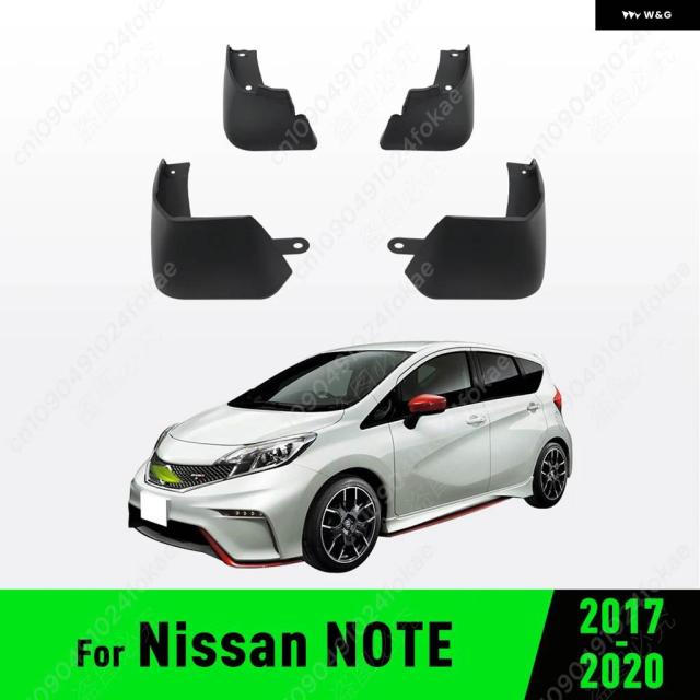 日産 ノート2017年モデル用カーマッド フラップ - 20 フェンダー マッド フラップ マッド フラップ ガード スプラッシュ フラップ マッドガード カーアクセサリー