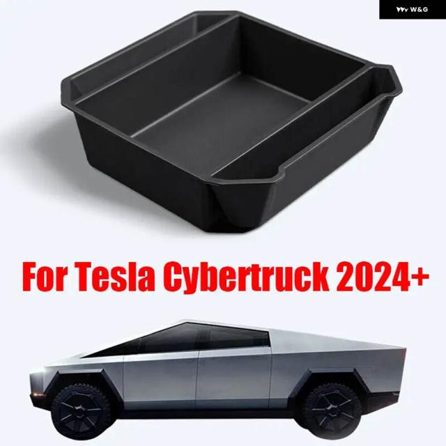 テスラ サイバー トラック 2024 アームレスト コンソール 中央スロット 収納 ボックス アクセサリー