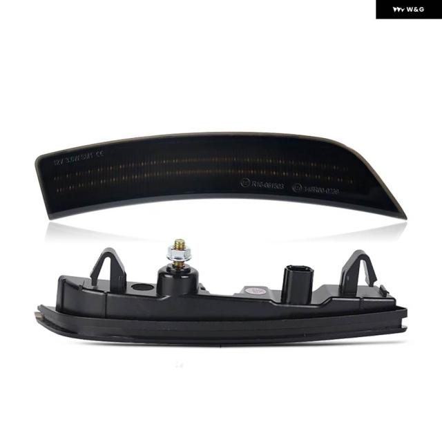 トヨタ GR86 ZN8 スバル BRZ ZD8 2022-2024 スモークレンズ アンバー LEDフロント バンパー サイドマーカーランプ 2点_1