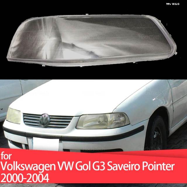 ヘッドライト カバー ランプシェード ヘッドランプ クリアレンズ カバー フォルクスワーゲン VW GOL G3サヴェイロポインター2000-2004年モデル