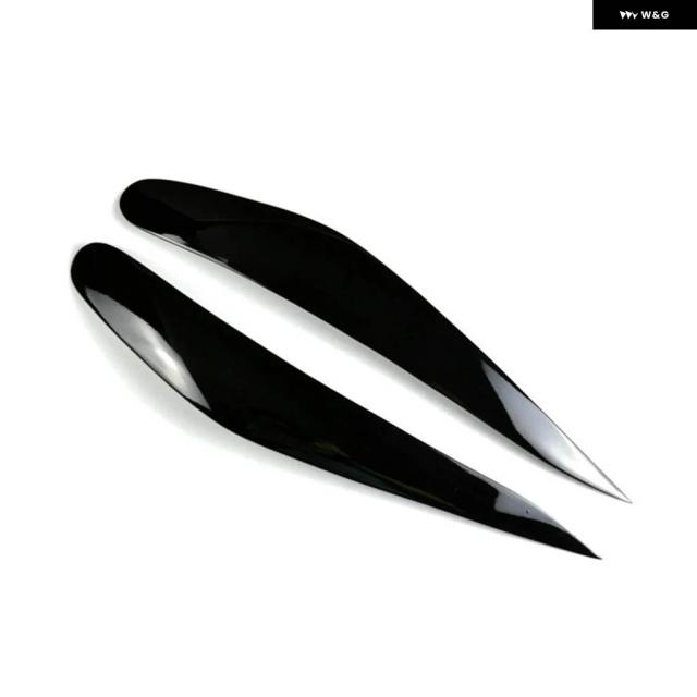 BMW 7続きものF01 F02 2009-2014年ひな型用車用 前照灯 まゆ根 刈り込み 取りまかなう 前照灯 照明ランプ アイリッド レジン かざり付ける ステッカー