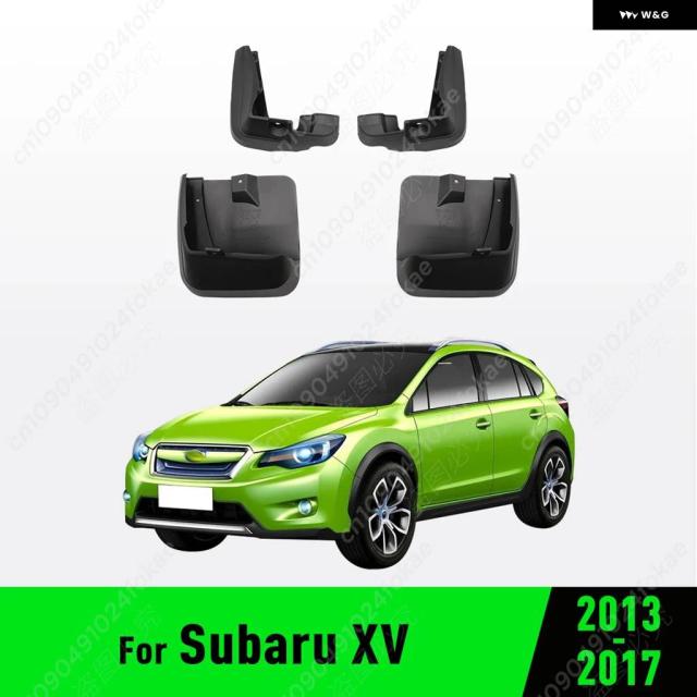 スバル XV クロストレック 2013 - 17 どろ除け マッドガード かばい立てスプラッシュ 下げ翼 マッドガード 鉄道車両付属品