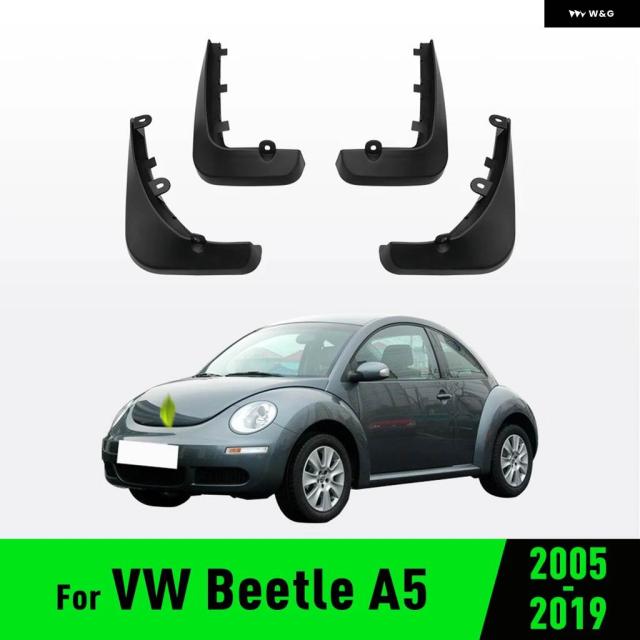 VWビートルA5 2005-2007 - 19 フェンダーマッド 下げ翼 マッドガード