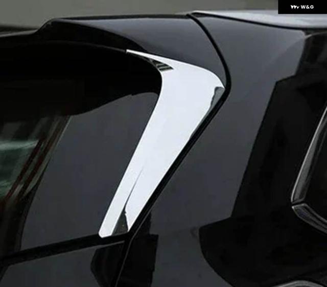 トヨタ ハイランダー 2015年2014年2016年2017年2018年2019年モデルクロームスポイラー 側面三角形 かざり付ける 取りまかなう 刈り込み