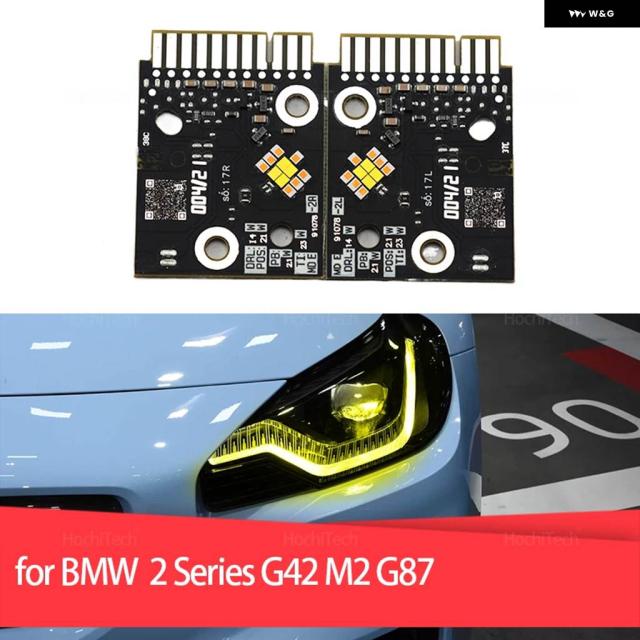 BMW G87 G42 M2 G87 218I 230I M240I 220D レモンイエロー バラスト 63117263051 ヘッドライト LEDインサートボードチップ