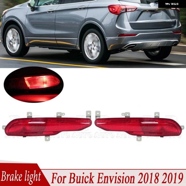 ビュイックエンビジョン 2018年モデル2019年モデルリア バンパー ブレーキランプ反射ストップランプ フォグライト ハザード灯 テールランプ赤レンズ カーライト