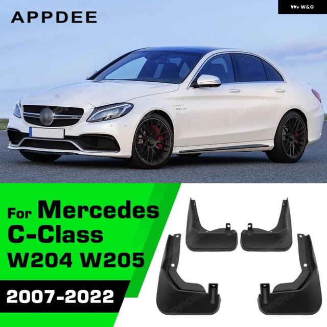メルセデスC クラス マッドガード W204 W205 2007-2018 - 22 フェンダー マッド フラップ マッド フラップ アクセサリー