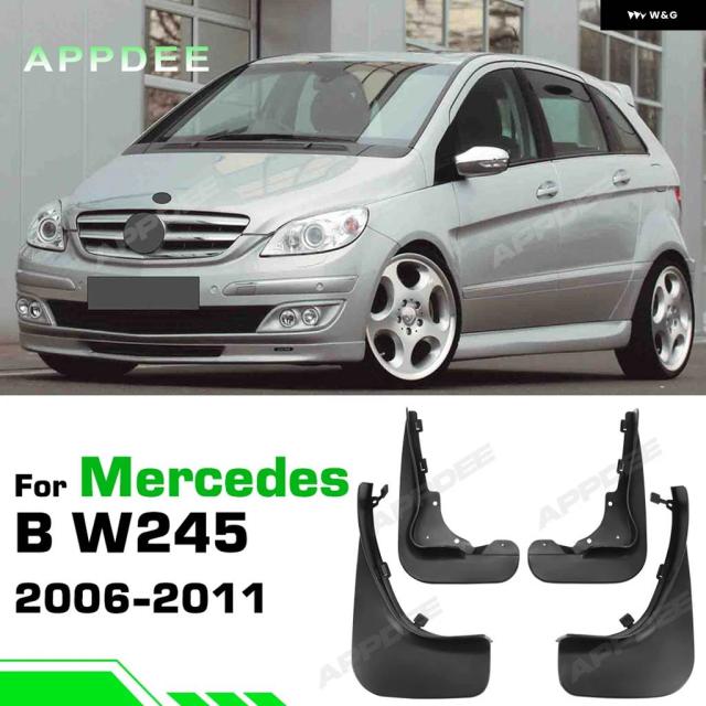 メルセデス ベンツ B クラス W245 2006 - 11台マッド フラップ マッドガード フェンダーアクセサリー