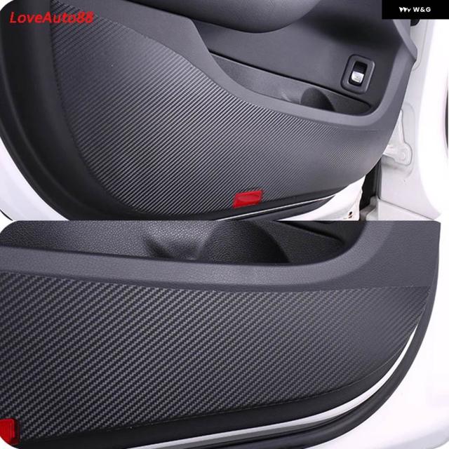 車用炭素 ステッカー 部屋の入り口 プロテクター パッド 蹴り付ける押しとどめる パッド 汚れた状態押しとどめる パッド つや消し取りまかなう ステッカー プジョー 5008 3008 2017 2018 2019