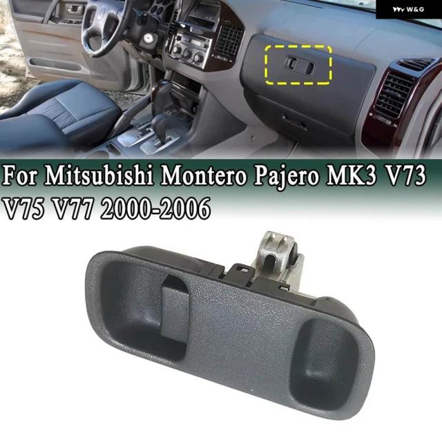 三菱 モンテロ パジェロ MK3 V73 V75 V77 2000-2006 グローブ ボックス バックルリッドラッチロック車用ツール ボックス スイッチハンドルMR402499 9,656円