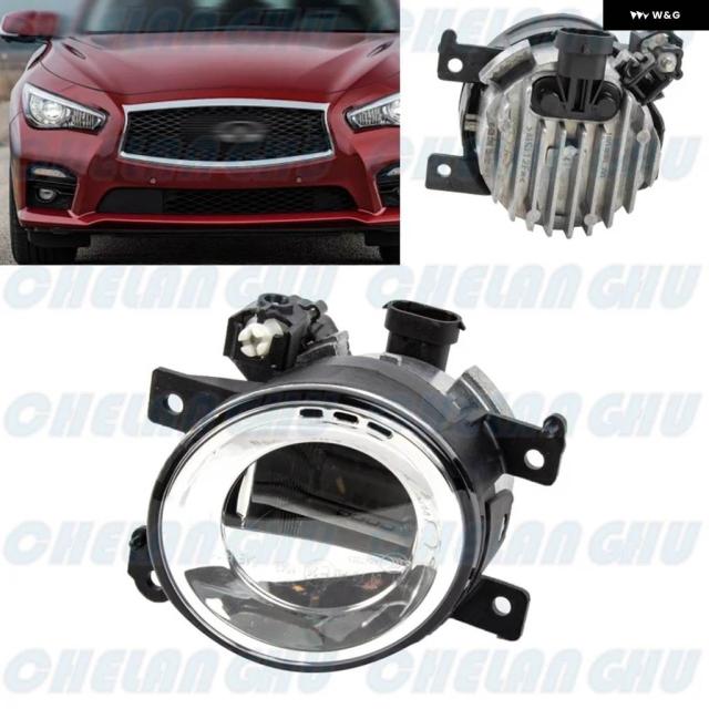 インフィニティQ50 QX50 Q70 2015年ひな型 2016年ひな型 車用付属品 右寄り向こう正面 バンパー フォグランプ 照明ランプ 19-6084-00-1