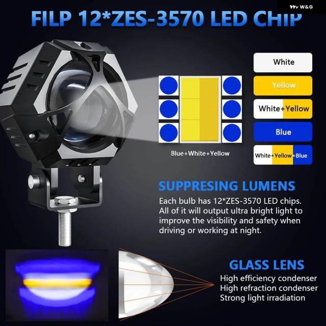 エクスプローラーズ 自動二輪車 LED 前照灯 青 フォグランプ かばい立てER照明ランプ マイルズ 前照灯 4X4 オフロード 百貨店 ER 12 弁膜 24V
