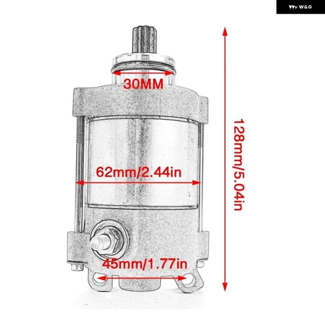 ホンダ CRF450 CRF450X 2005-2018アクセサリー用 オートバイ スターターモーター 31200-MEY-671_5