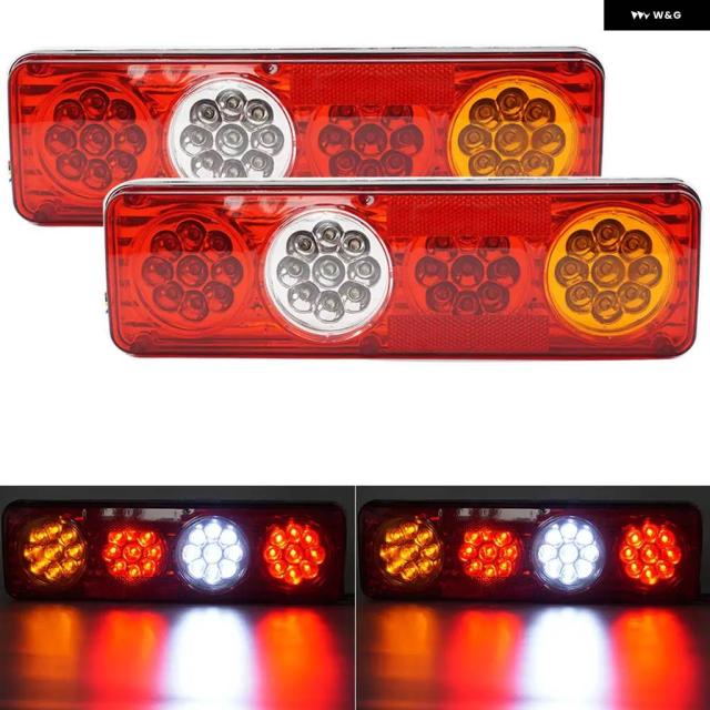 1PC/2PCS 27 33 36 LED 防水 トラック 用 LED テールライト リアランプペア ボートトレーラー 12V/24V リアパーツ トレーラー トラック ランプ