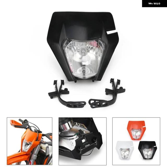 S2 ヘッドライト ヘッドランプ ランプ KTM EX XCF SX SXF XC XCF DRZ スーパーモト 125 150 250 350 450 530 オートバイ_11