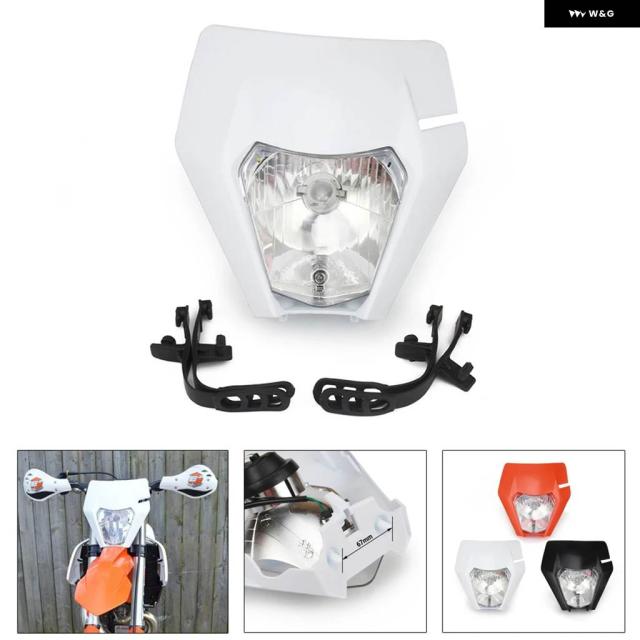 S2 ヘッドライト ヘッドランプ ランプ KTM EX XCF SX SXF XC XCF DRZ スーパーモト 125 150 250 350 450 530 オートバイ_7