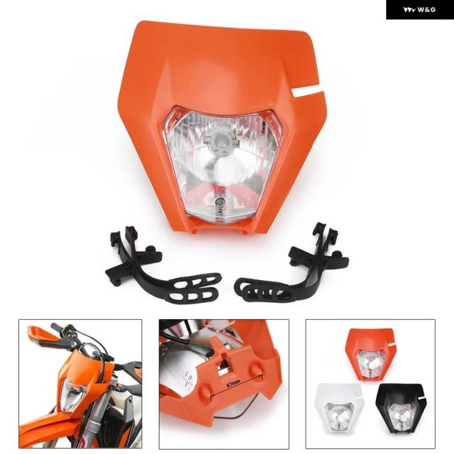 S2 ヘッドライト ヘッドランプ ランプ KTM EX XCF SX SXF XC XCF DRZ スーパーモト 125 150 250 350 450 530 オートバイ_9