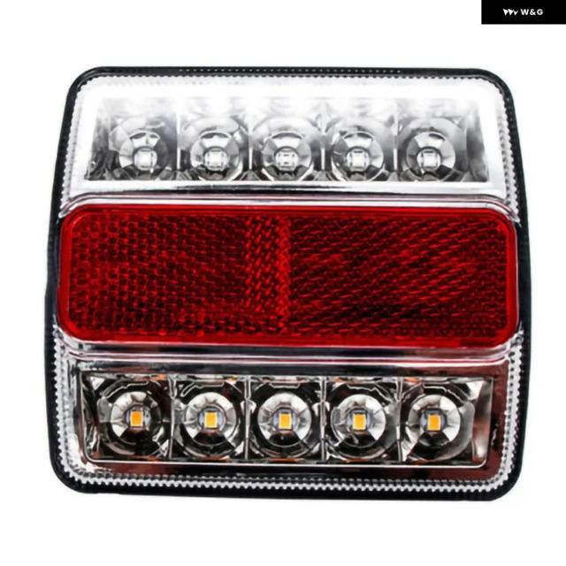 2ピース 12V リア LED 潜水式トレーラー テールライト キット ボートマーカー トラック 防水_3